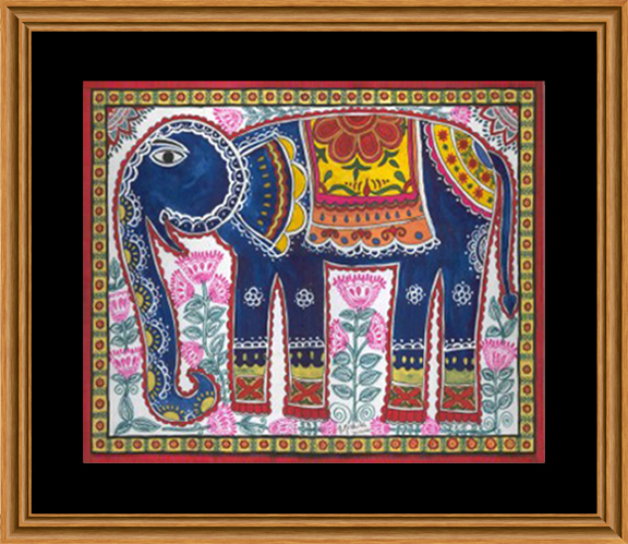 in Mithila / Madhubani painting