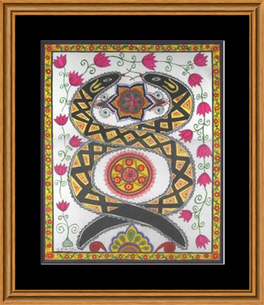 in Mithila / Madhubani painting