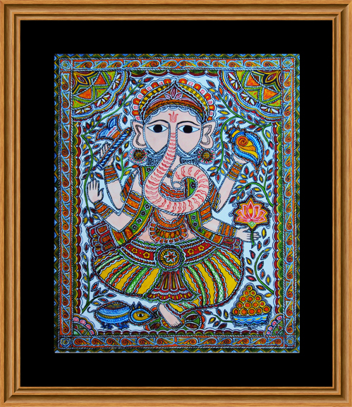 in Mithila/ Madhubani Painting