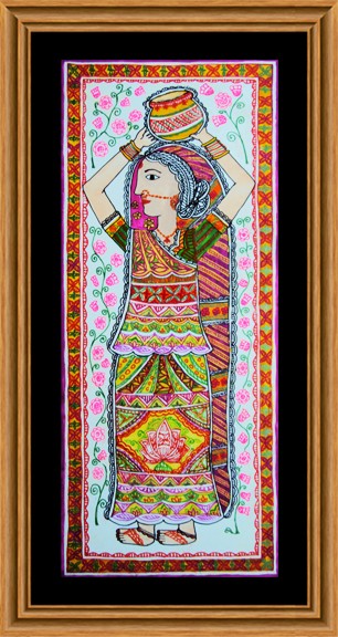 in Mithila / Madhubani painting