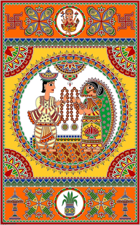 in Mithila / Madhubani Painting